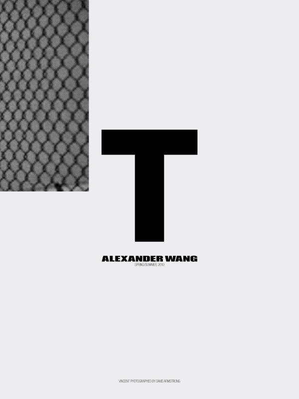 Alexander Wang Lookbook Design