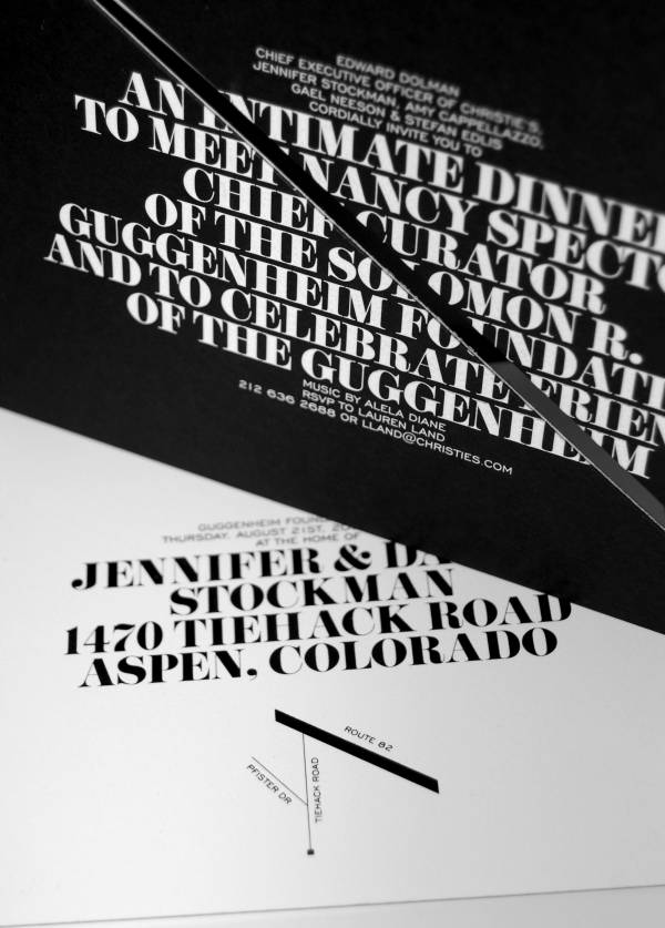 Guggenheim Invitation Design