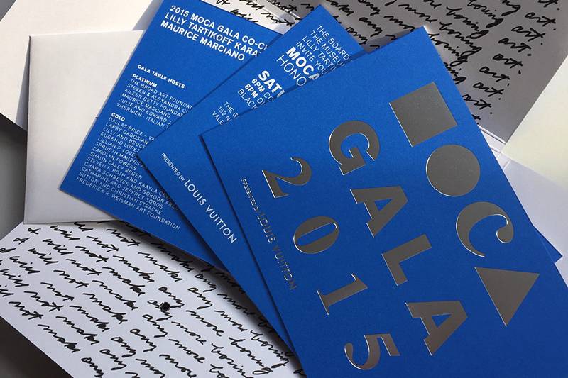 MOCA Gala Invitation Design 2015